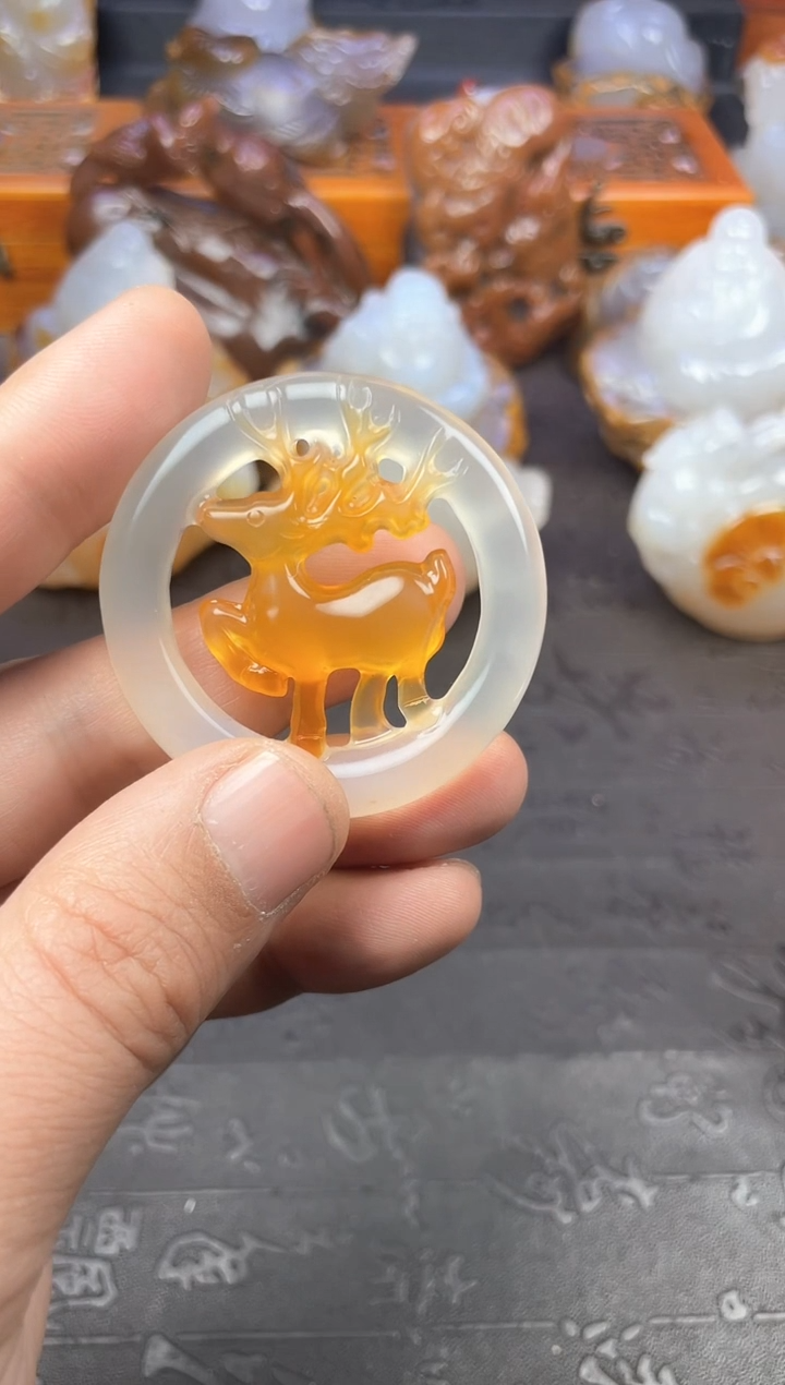 【闪购商品】玛瑙/玉髓吊坠未镶嵌1