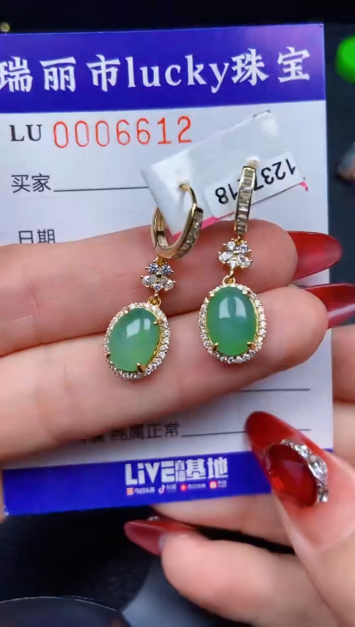 【闪购商品】翡翠颈饰银S925镶嵌6612