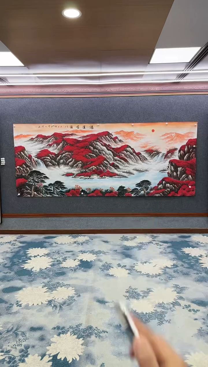 【闪购商品】绘画M 刘雪红-大丈二-山水国画