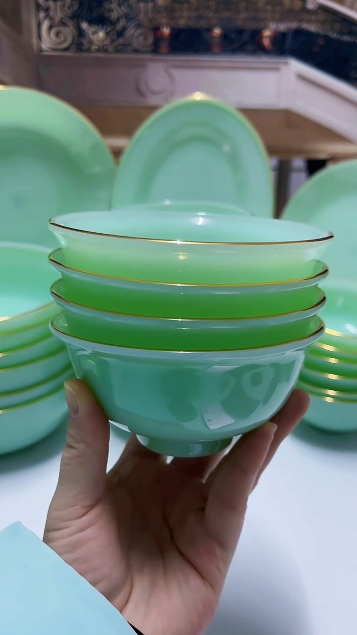 【闪购商品】·4.5英寸玉瓷碗4个口径11.5厘米 