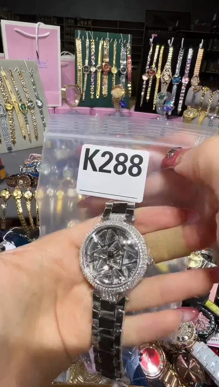 石英机芯不锈钢不锈钢直播定闪专用