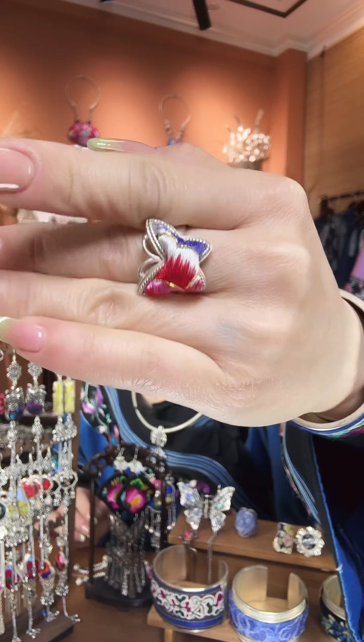 刺绣纯手工民族风戒指