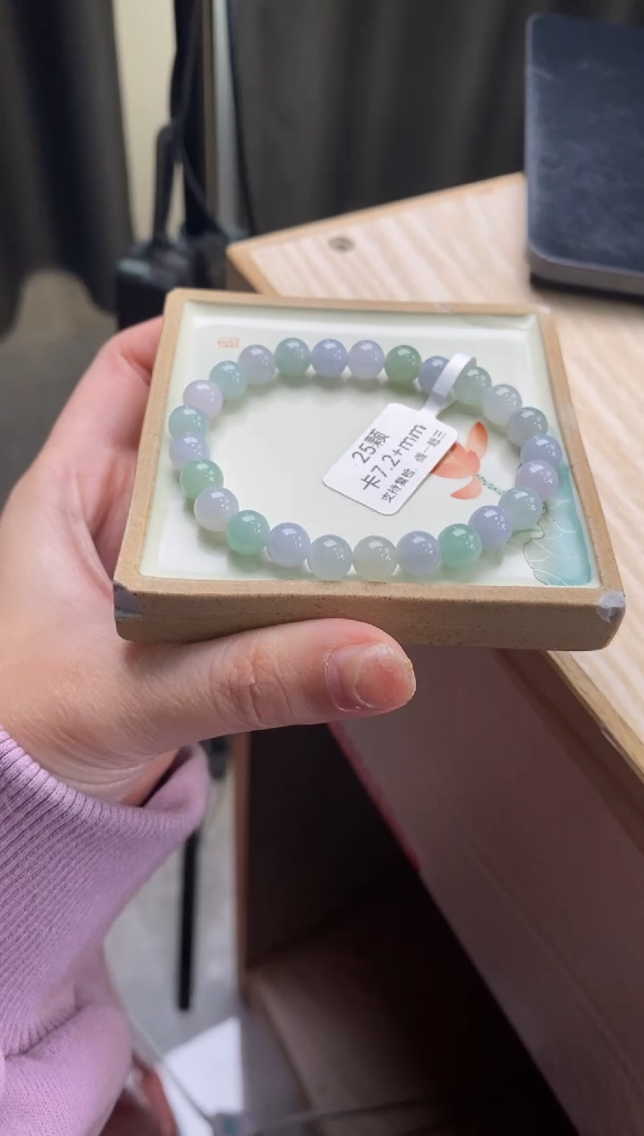 【闪购商品】翡翠手链未镶嵌天然翡翠手串2152