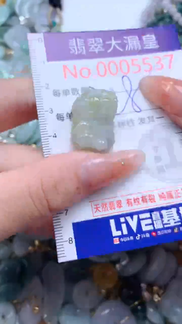 翡翠未镶嵌吊坠(不含链)5537