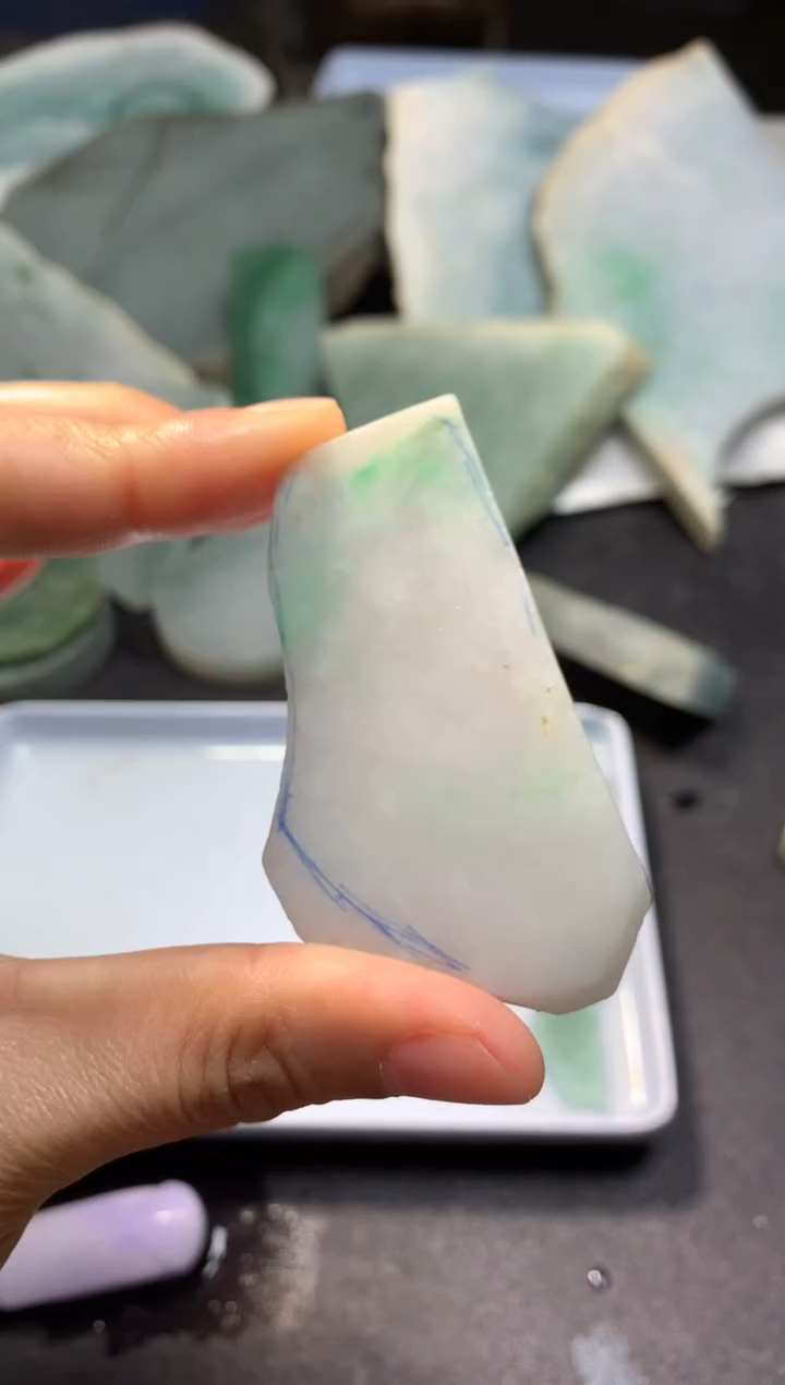 【闪购商品】翡翠颈饰未镶嵌料子