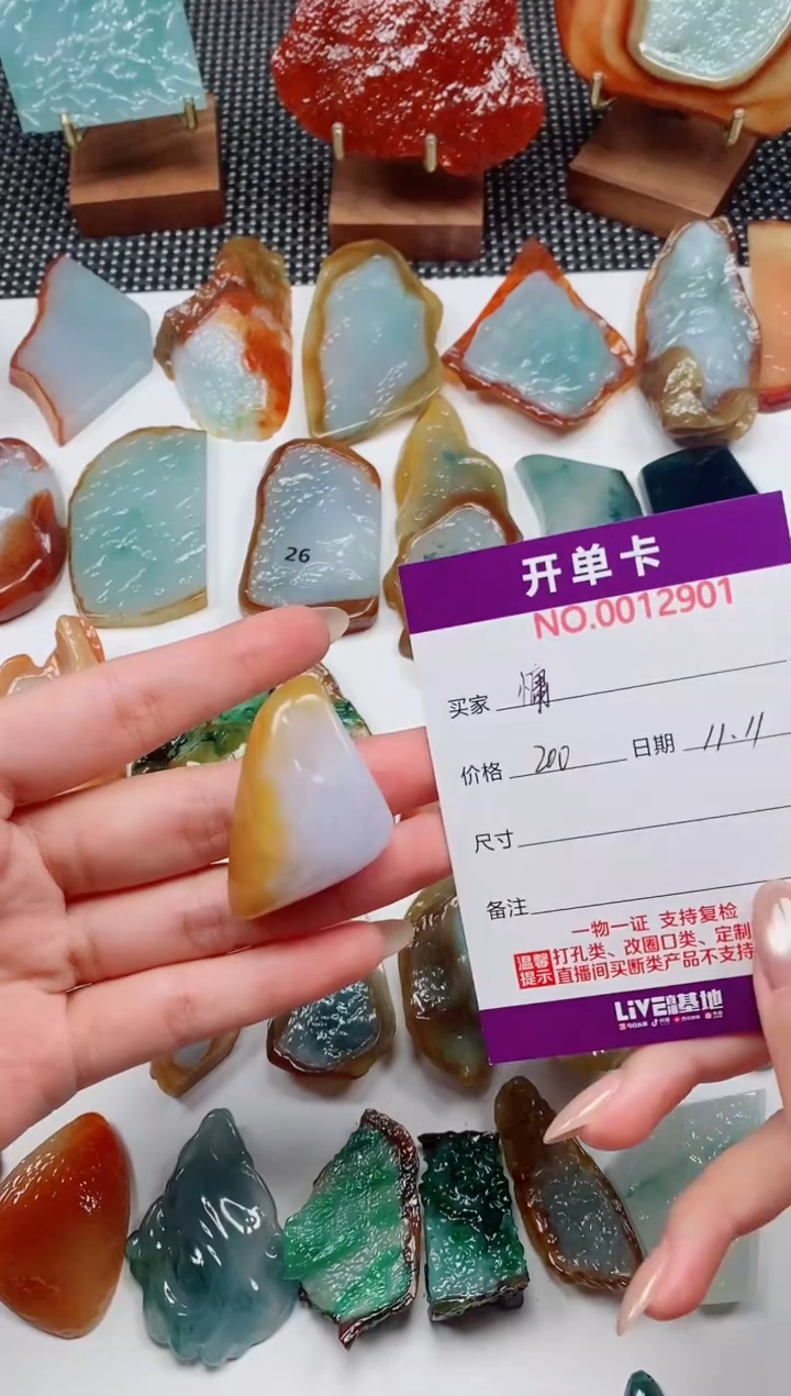 颈饰未镶嵌翡翠慵****n随形