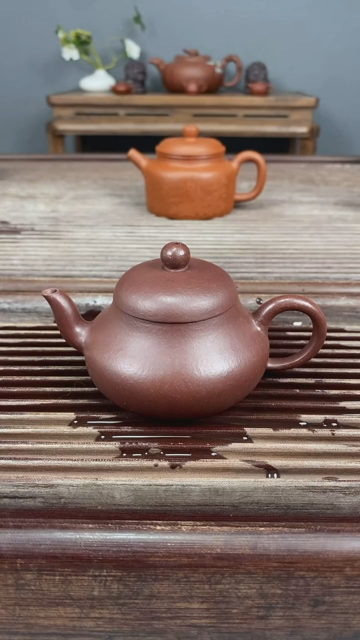 茶壶紫砂君德紫泥150