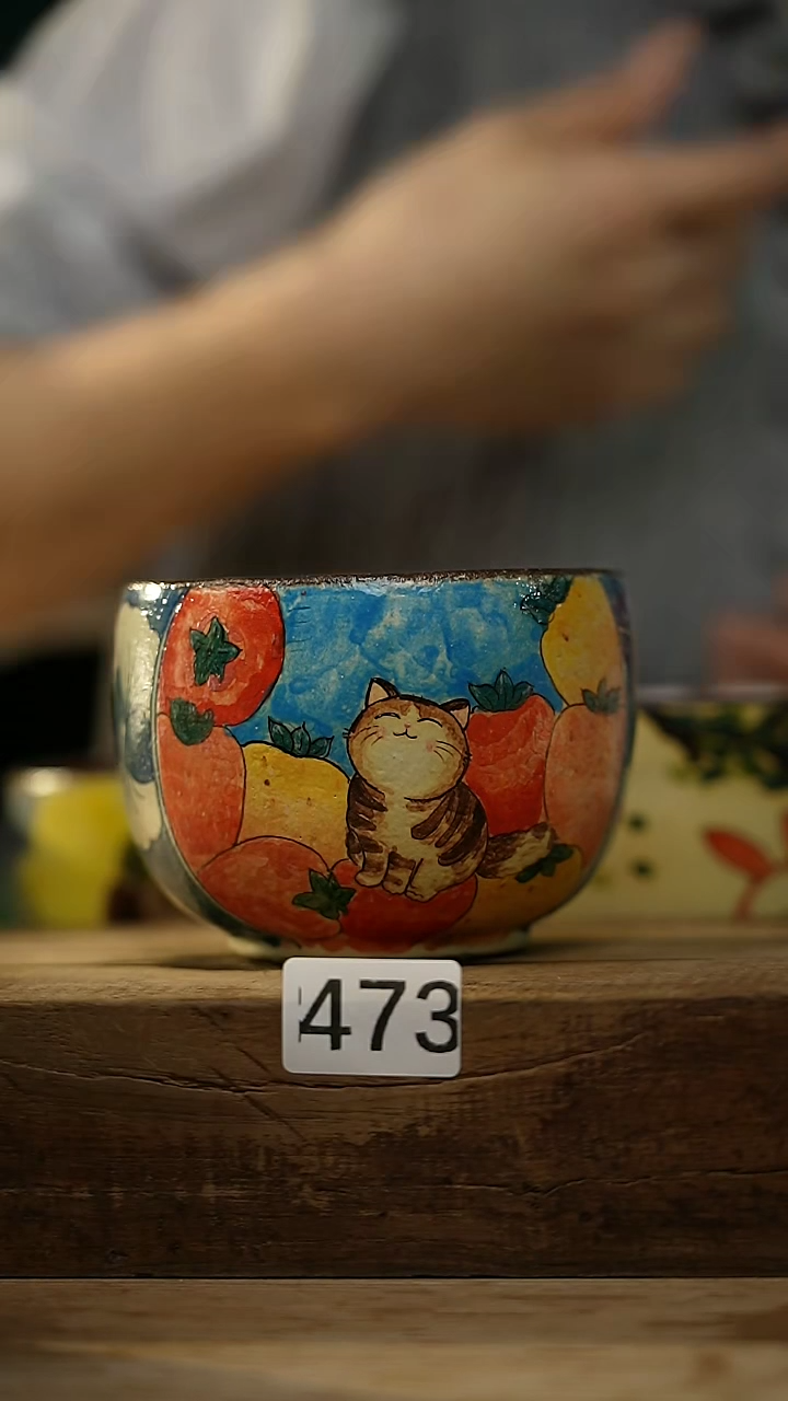 【闪购商品】瓷片新品！设计师手作款柴烧动物系列 迷糊