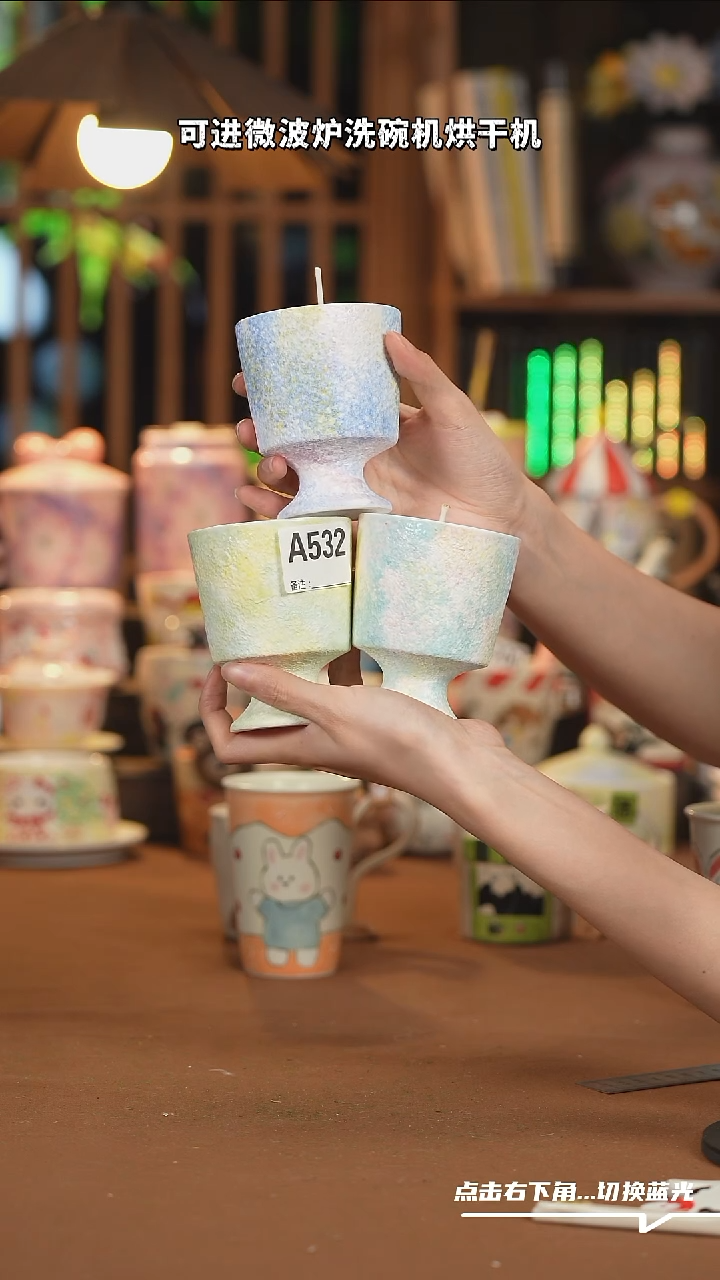 【闪购商品】杯子A532创意手绘陶瓷杯子