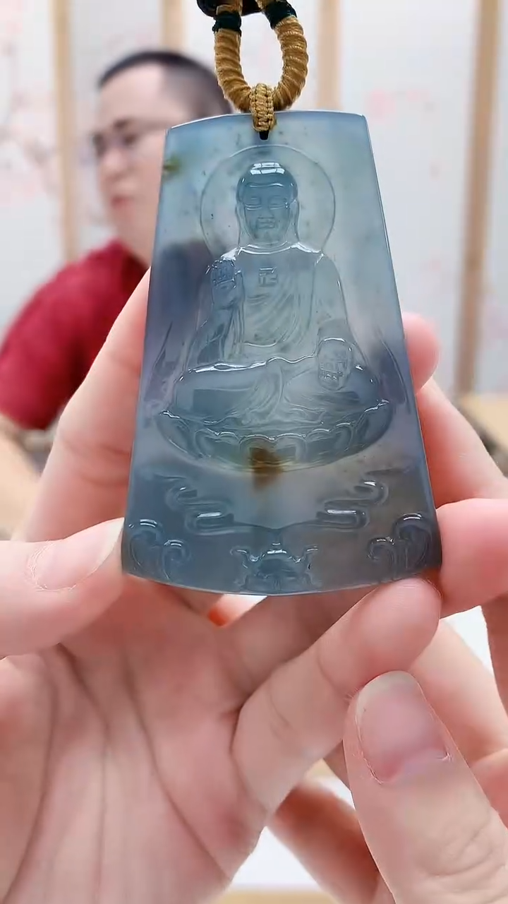 未镶嵌定制翡翠5167lr-毛货挂件69