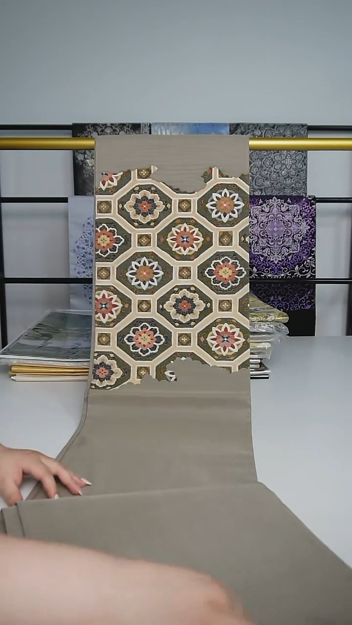 织绣116 两通宝相花缂丝特价