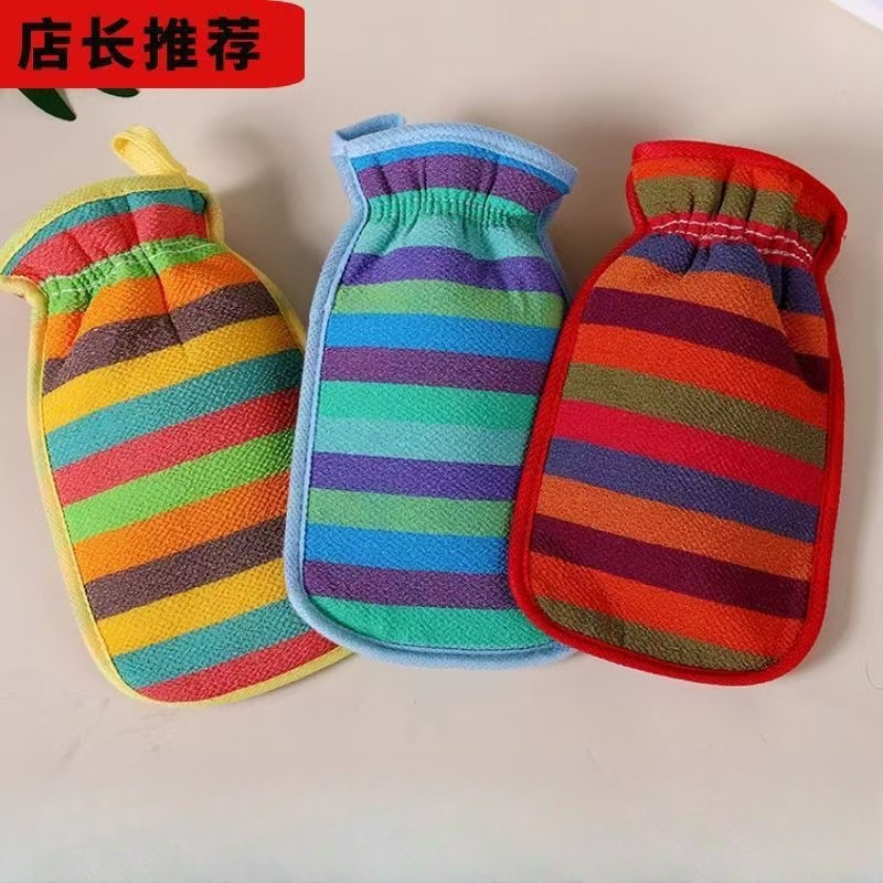 双面粗细两用搓澡巾搓背强力搓泥加厚家用洗澡巾男女搓澡神器