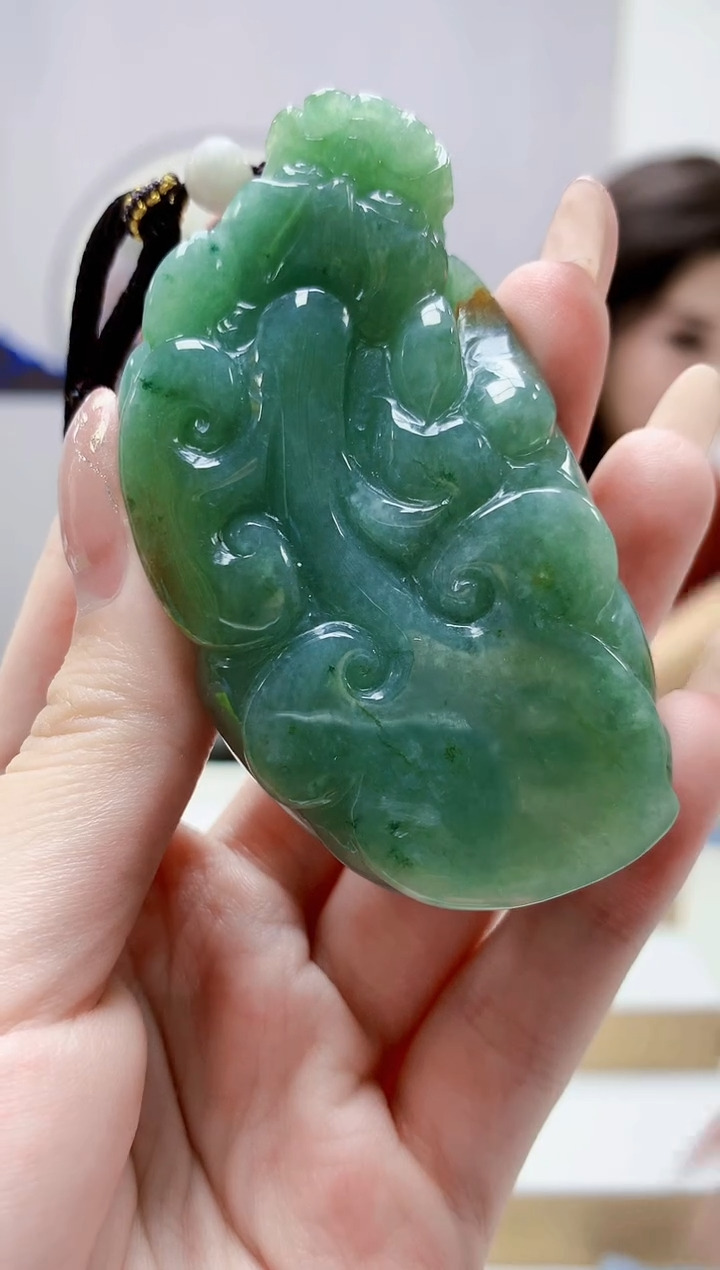 未镶嵌定制翡翠4829jw-毛货挂件183