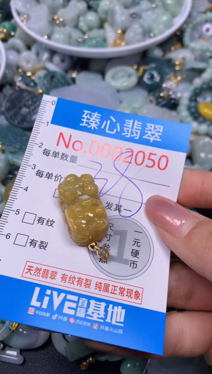 【闪购商品】翡翠颈饰未镶嵌含绳0002050