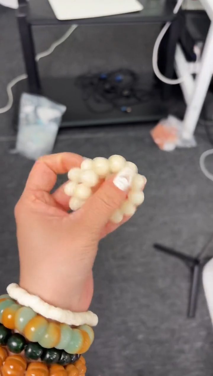 手串菩提根/象牙果绵润酥12-13mm菩提根白色光面屁桃@@CS021-2741
