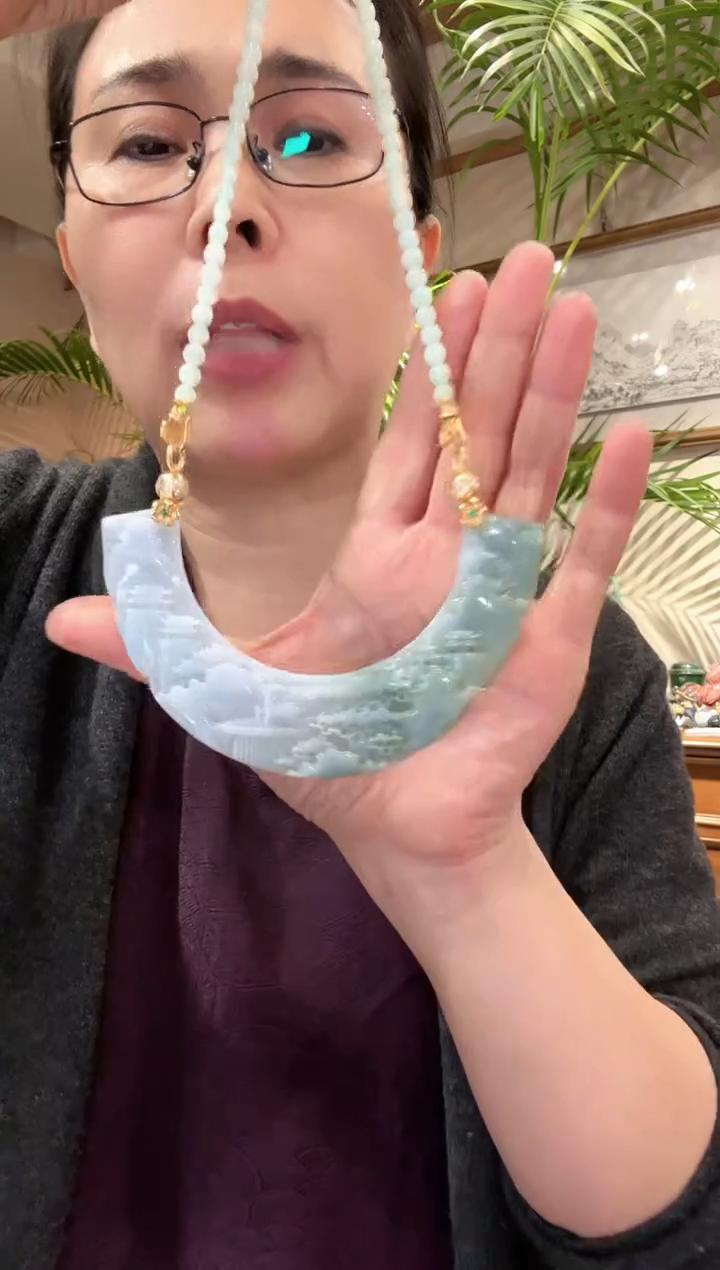 【闪购商品】翡翠颈饰未镶嵌国风