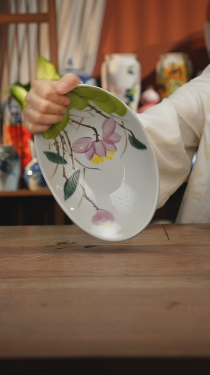 现代景德镇设计师釉下手绘陶瓷餐具