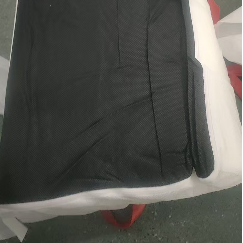 黑白色长方形腰靠垫坐垫发1个