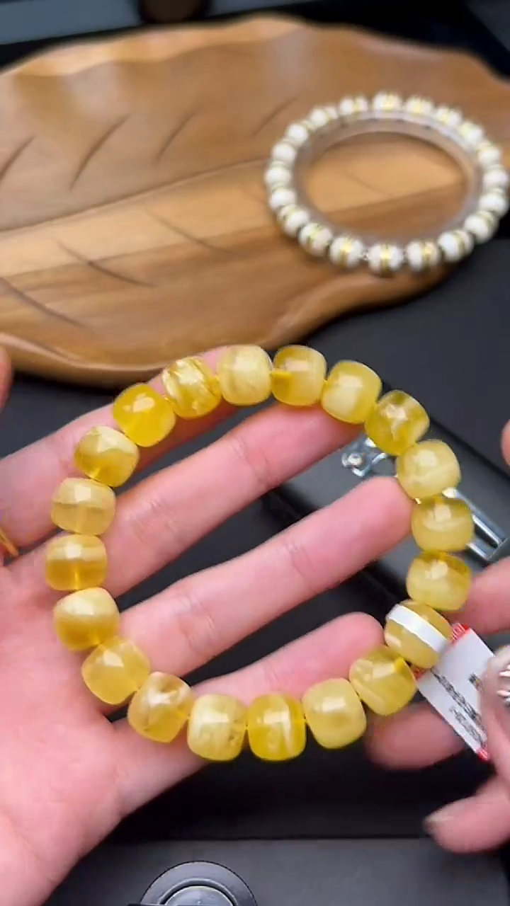 【闪购商品】蜜蜡手串未镶嵌HSMD50120-1