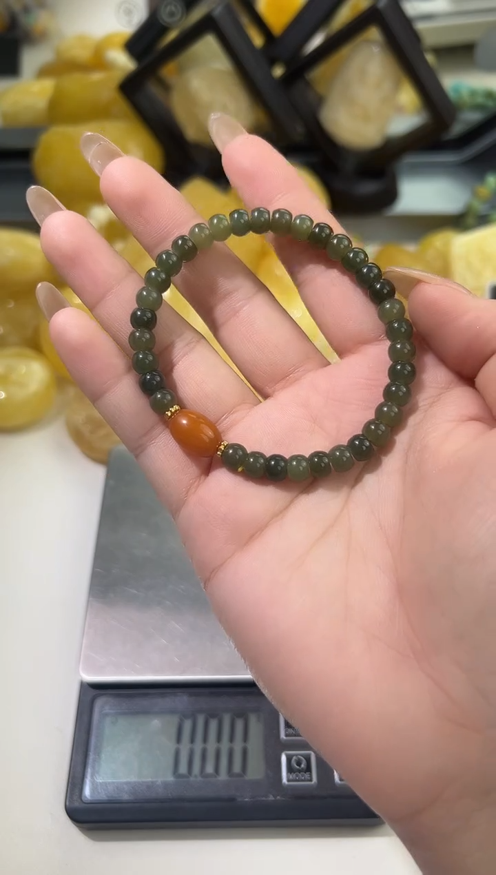裸石琥珀未镶嵌天然琥珀蜜蜡吊坠