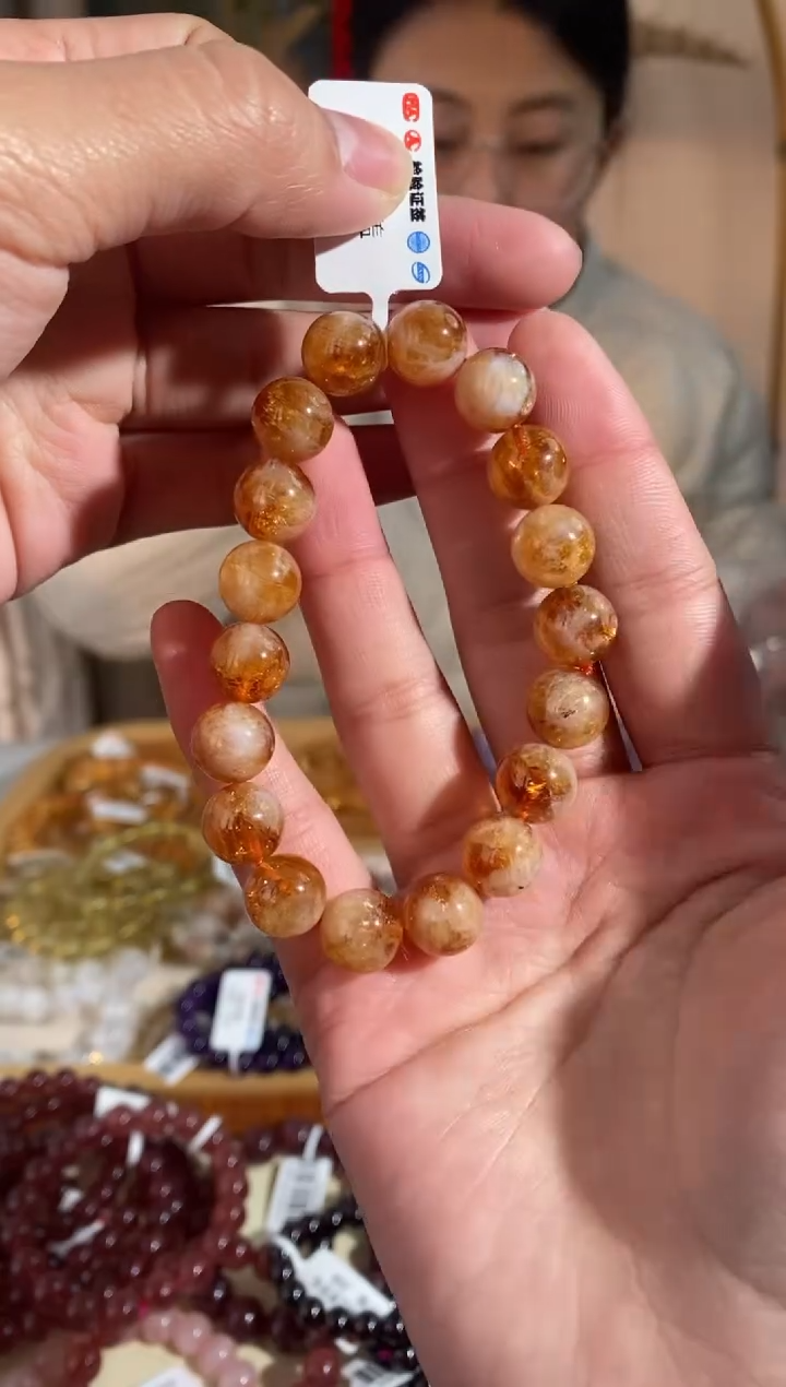 【闪购商品】水晶手链未镶嵌黄水晶