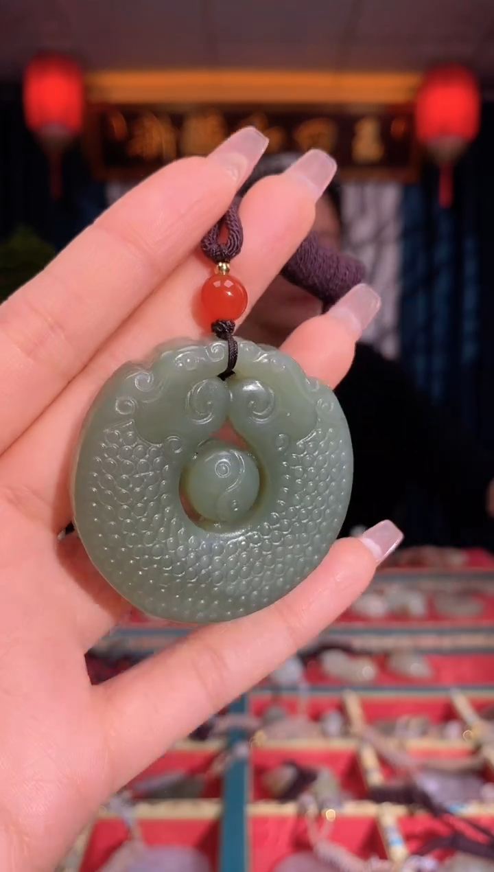 【闪购商品】和田玉颈饰未镶嵌双龙