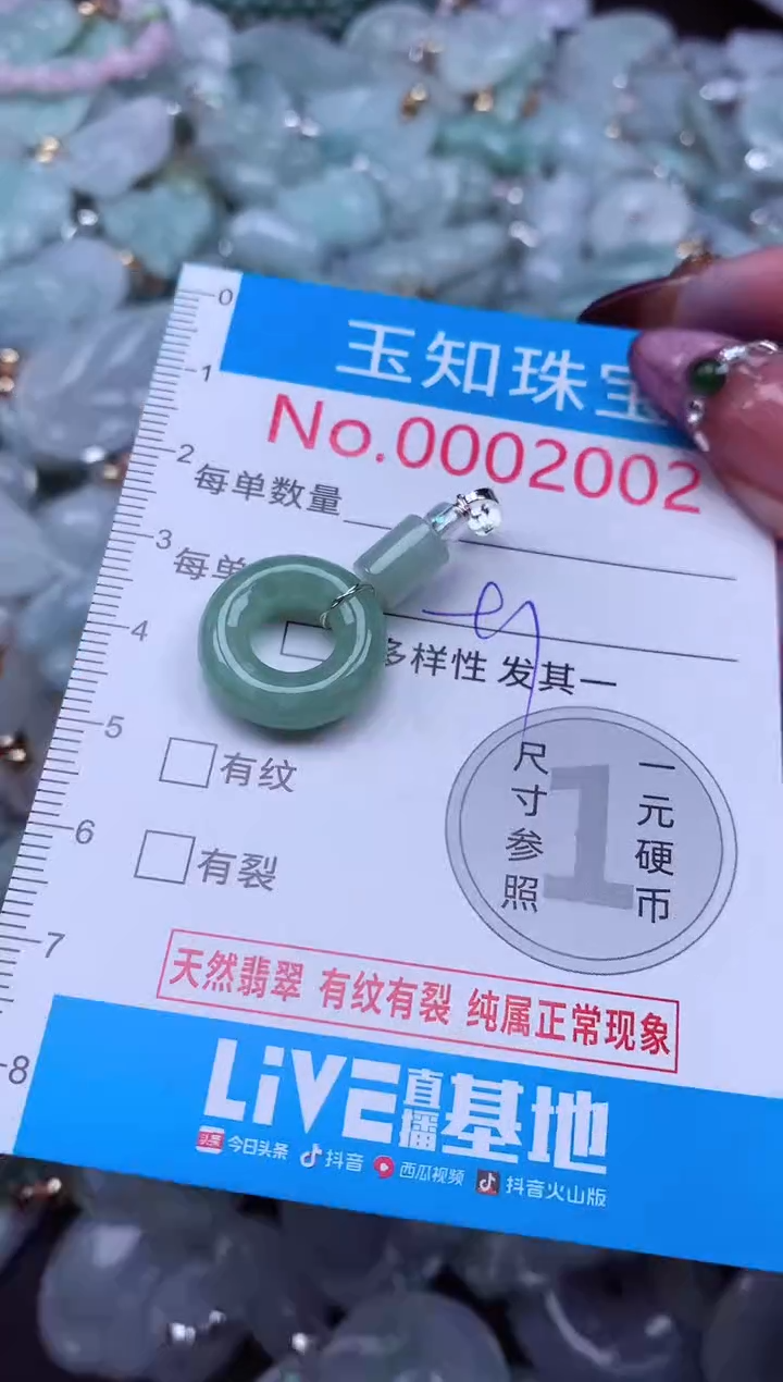 吊坠(不含链)未镶嵌翡翠2002