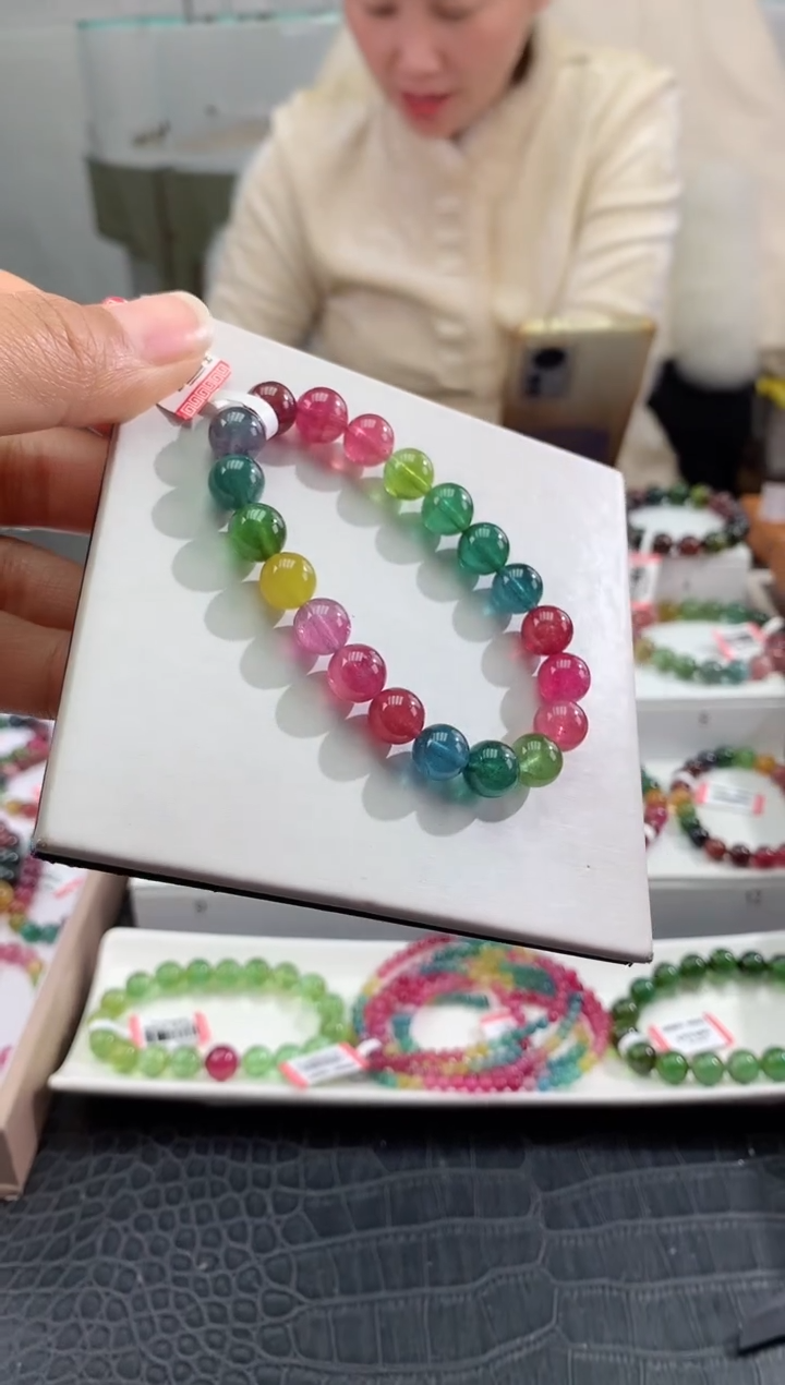 【闪购商品】碧玺手串未镶嵌多样性发一条