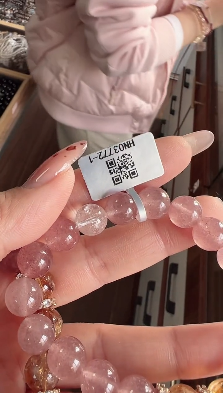 未镶嵌手串石英质玉手串