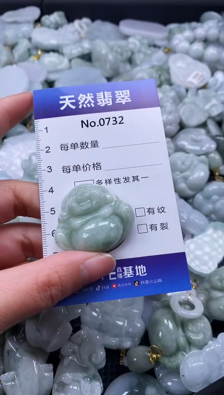 【闪购商品】翡翠颈饰未镶嵌缅甸A货翡翠0732