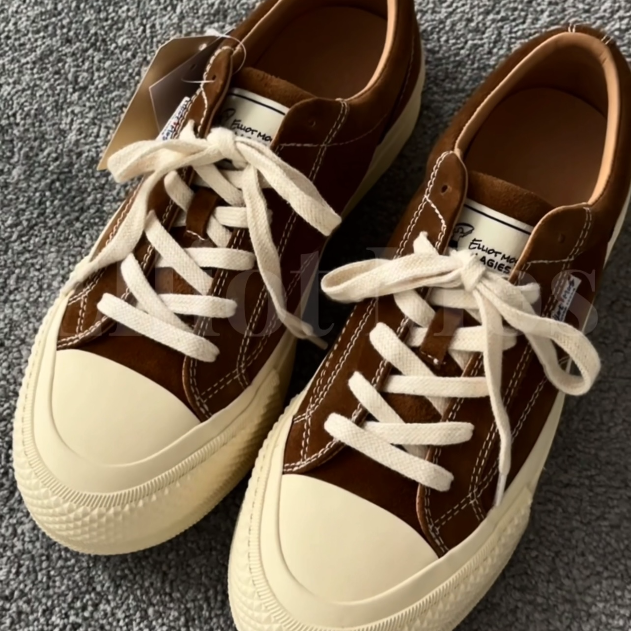 高丝光绒感~Casual Shoes 头层牛皮厚底休闲鞋-HK016