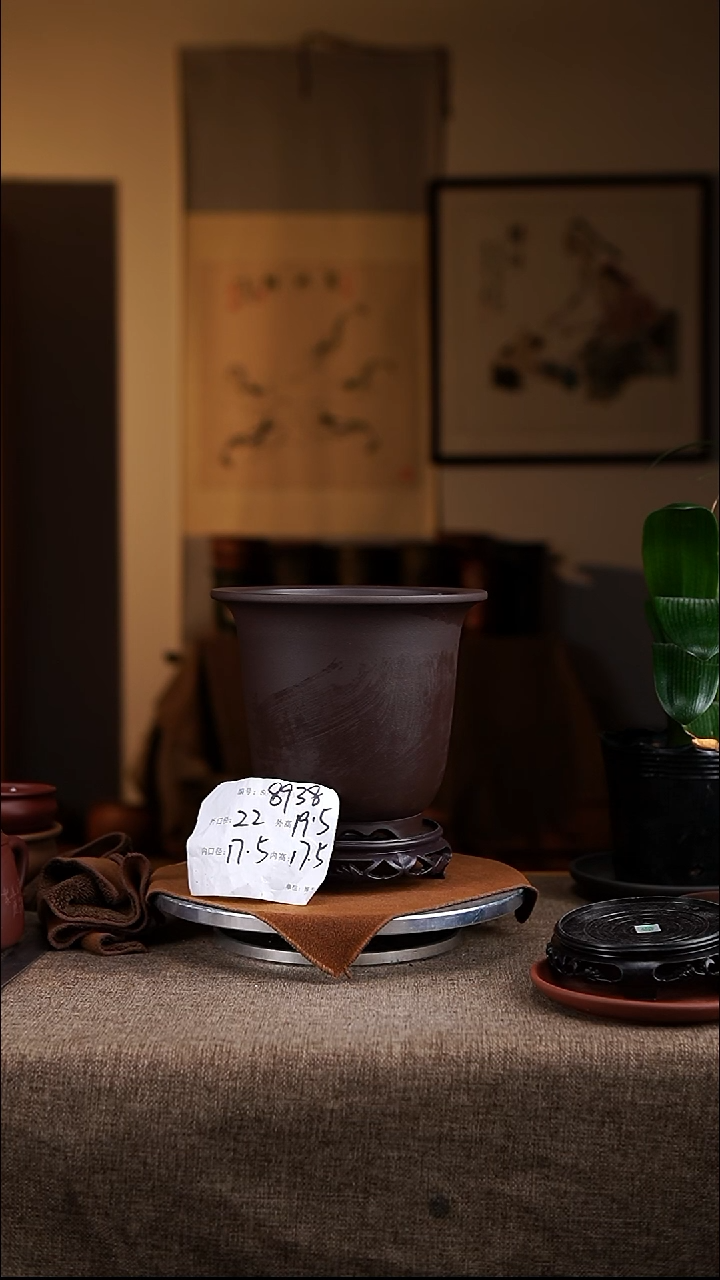 【闪购商品】紫砂花盆紫砂花盆8938