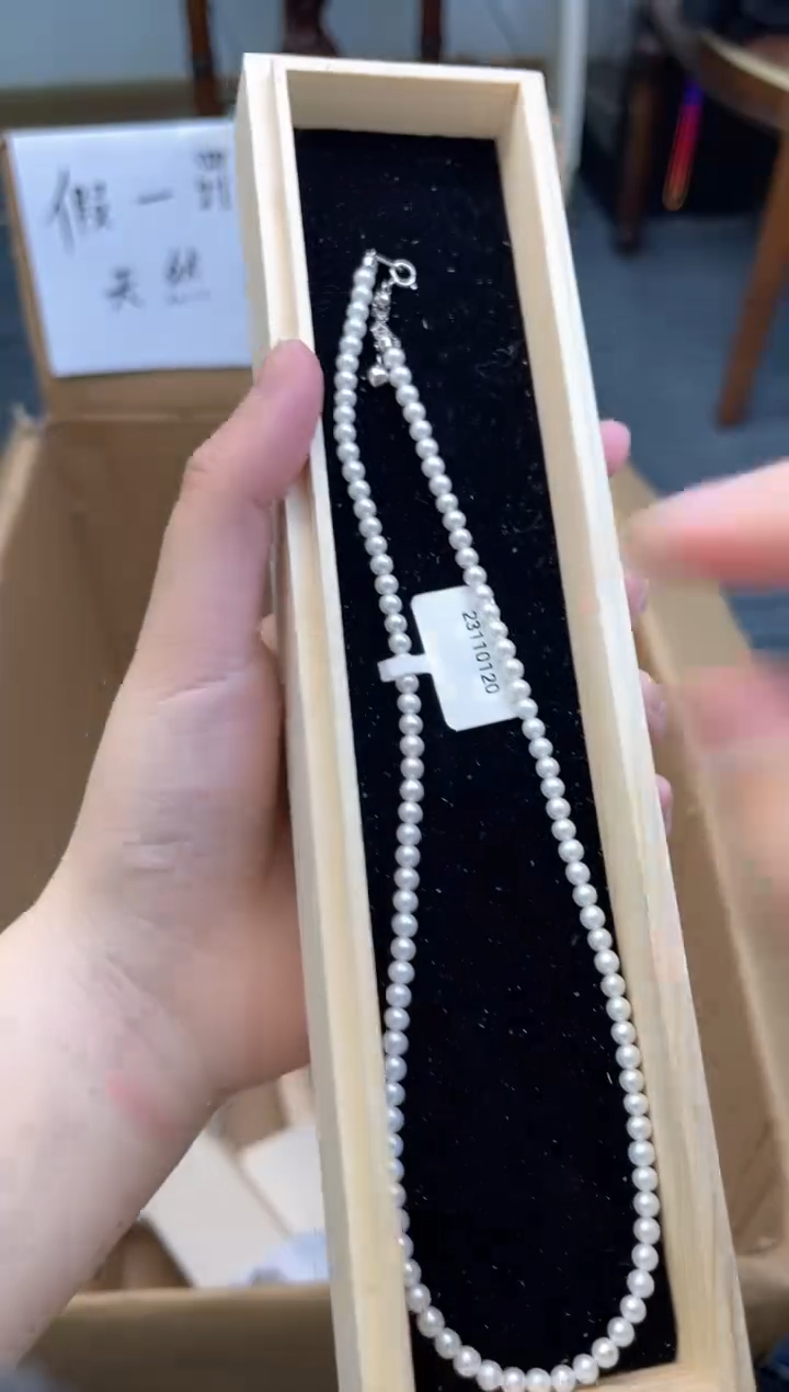 银S925镶嵌淡水珍珠1111111111111