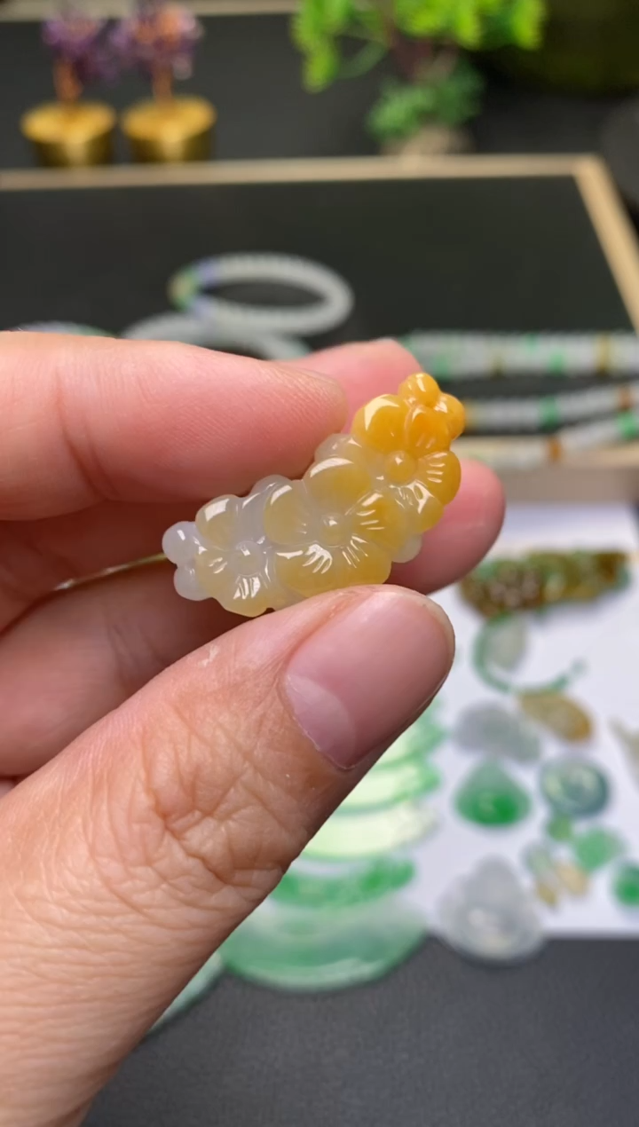 颈饰未镶嵌翡翠净货40656