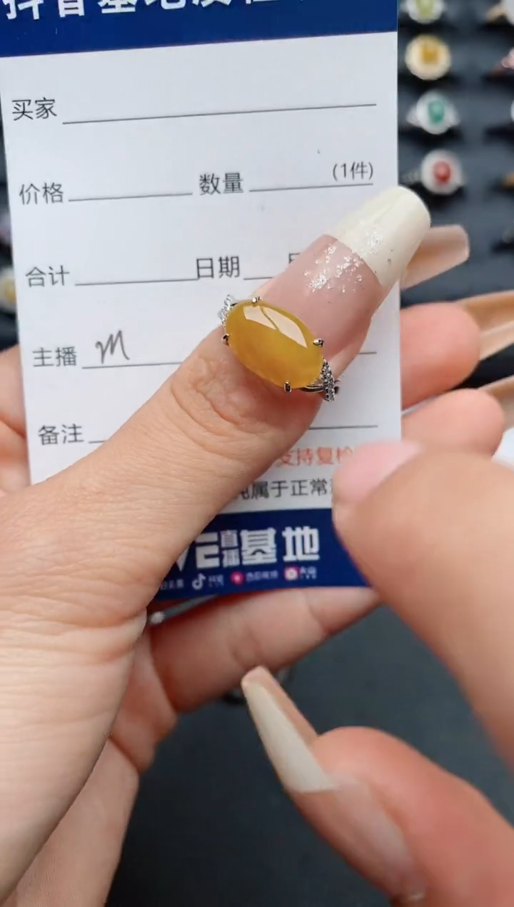 【闪购商品】翡翠戒指银S925镶嵌......