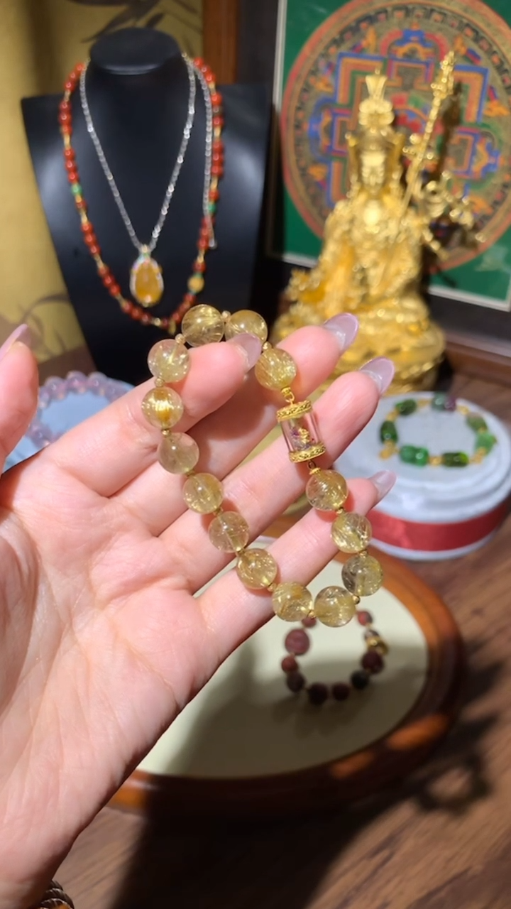 【闪购商品】水晶手串未镶嵌手串18K