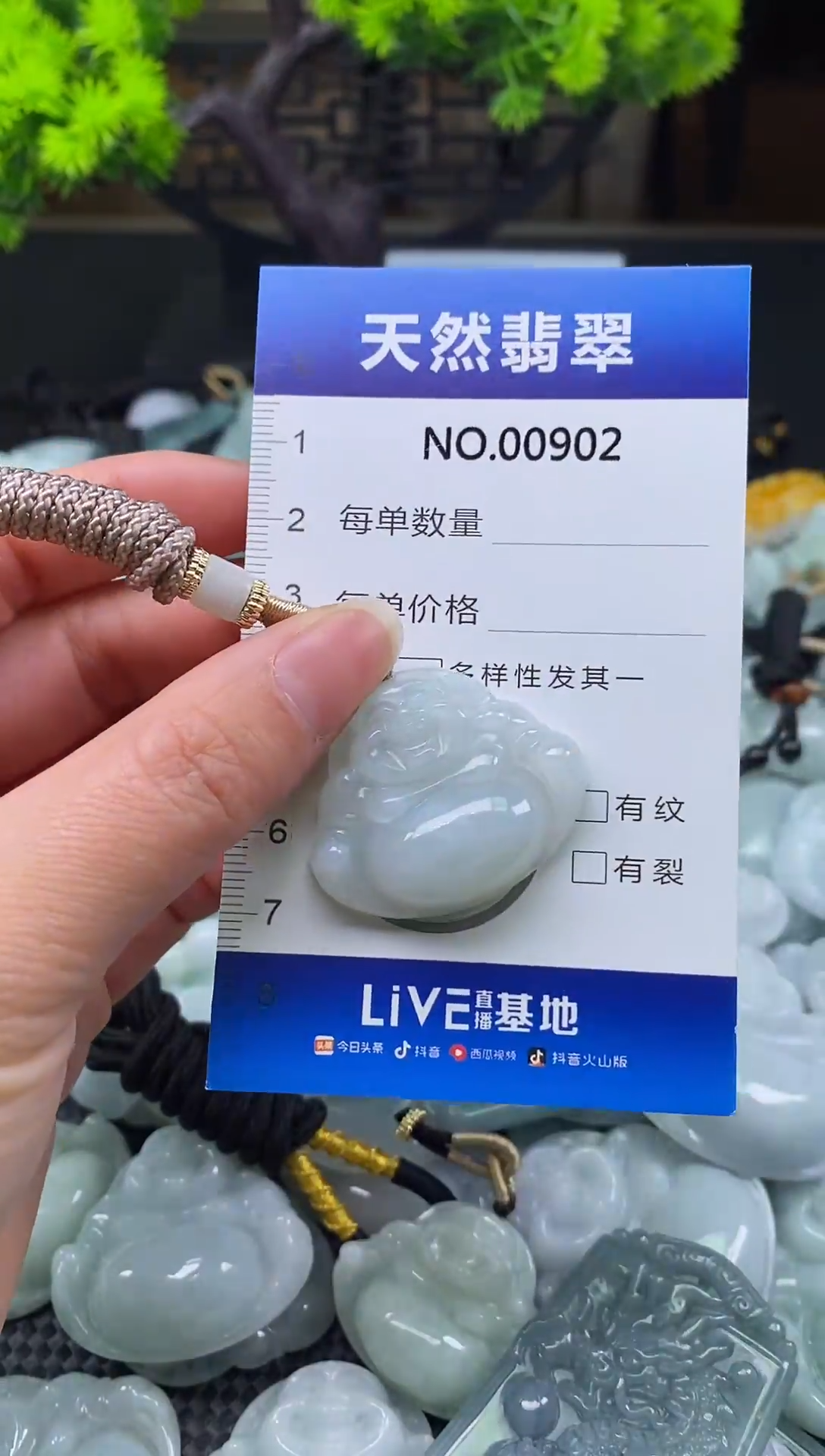 未镶嵌挂件翡翠天然缅甸翡翠902