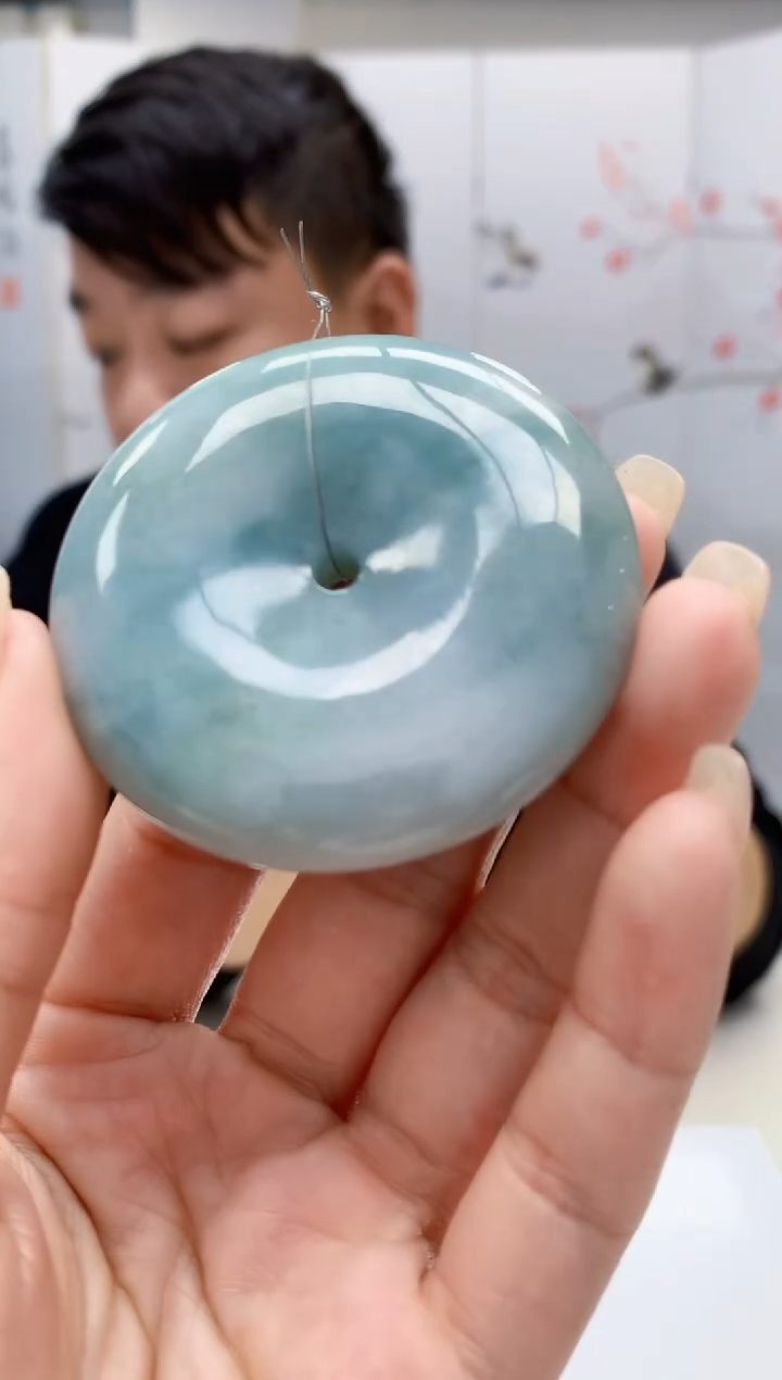 【闪购商品】定制翡翠未镶嵌4925lr-毛货挂件42