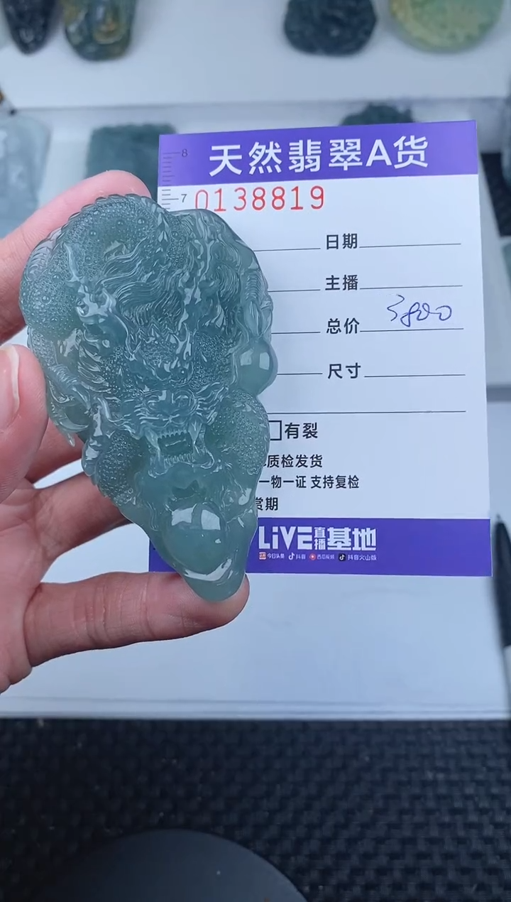 【闪购商品】翡翠颈饰未镶嵌       819