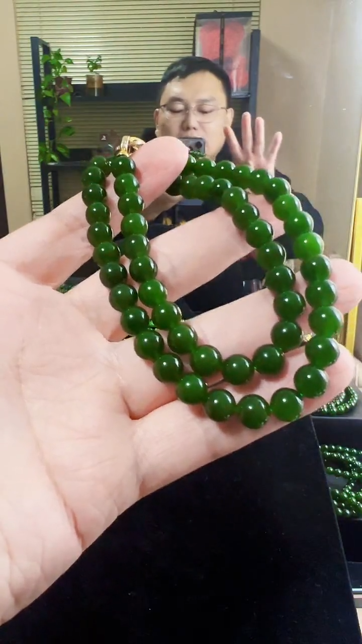 项链未镶嵌和田玉（碧玉）8