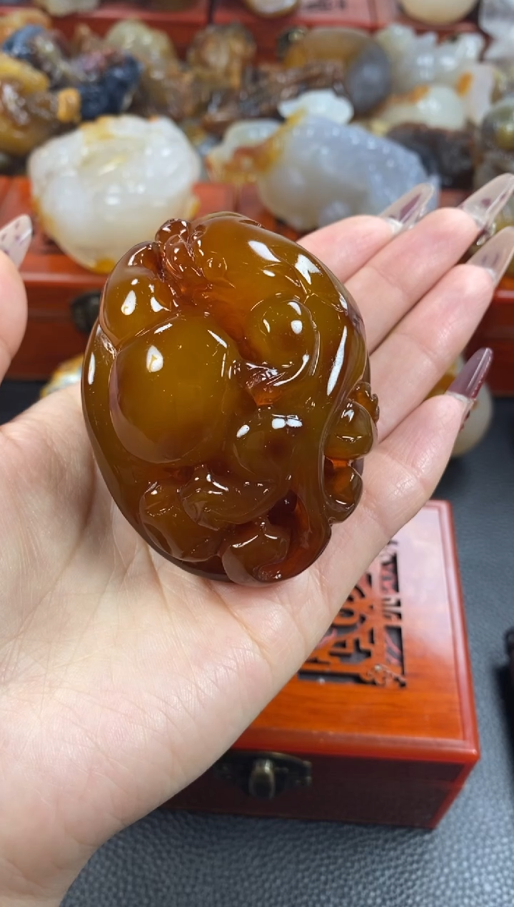 【闪购商品】玛瑙/玉髓手把未镶嵌1