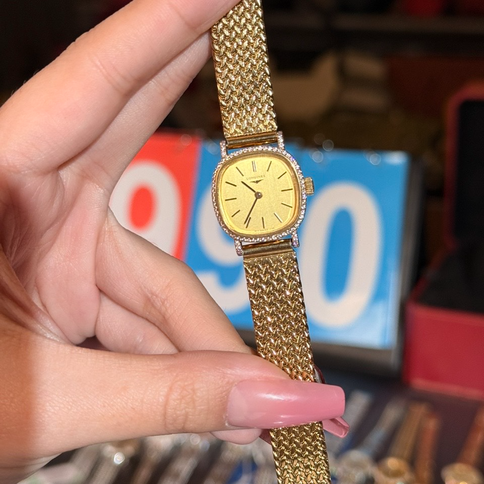 95新 Longines/浪琴  手动机械后钻20mm/公价32999/w13476