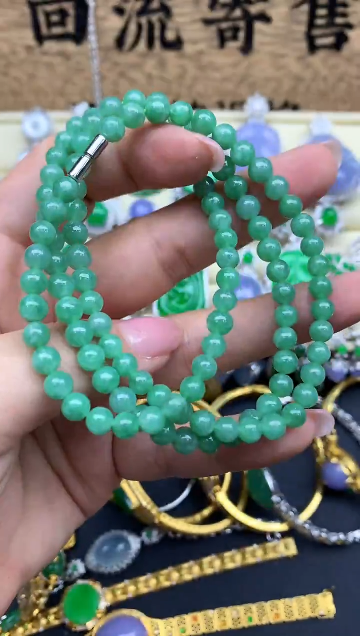 【闪购商品】翡翠手串未镶嵌464-中国好珍宝