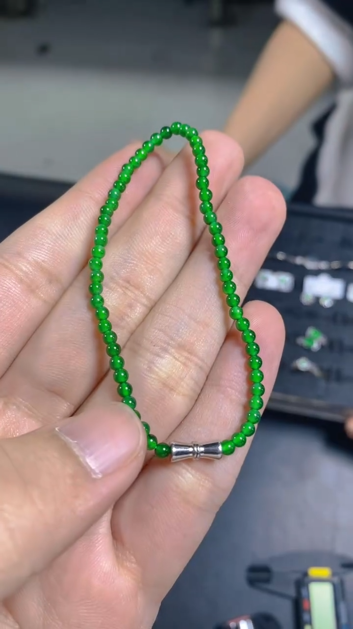 【闪购商品】翡翠手串未镶嵌0749495546/多样性发一