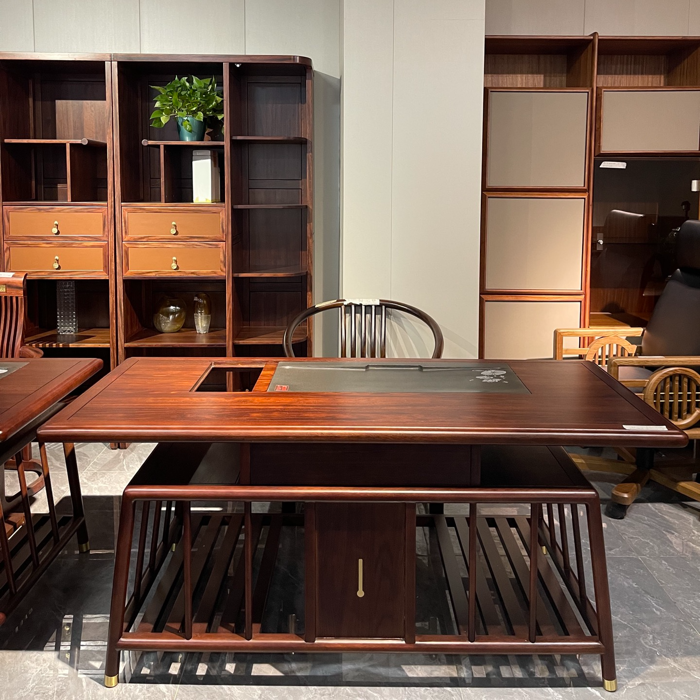 【包邮】中浩系列Q01-CT18新中式1.6/1.8米茶台/茶桌