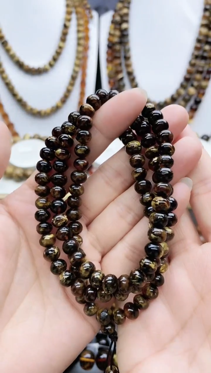 【闪购商品】琥珀颈饰未镶嵌7琥珀