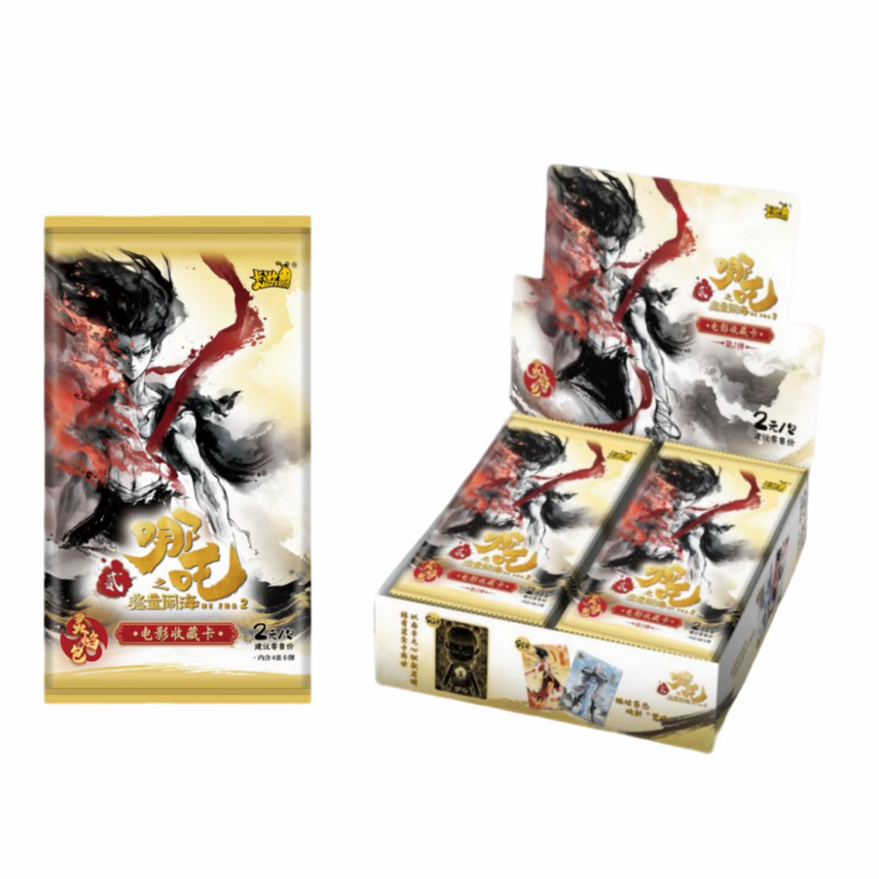 【抓抓】卡游哪吒灵焰包第二弹 收藏卡牌盲盒【正版授权】