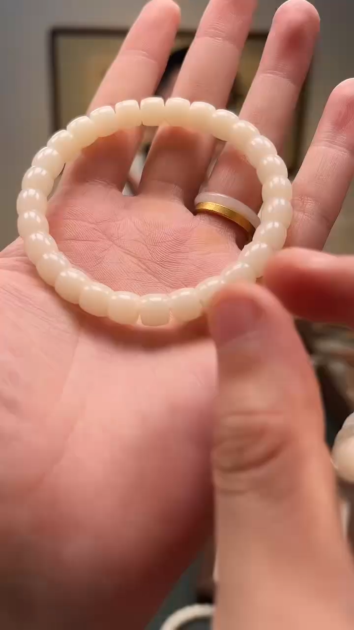 手串菩提根/象牙果8mm精工菩提根直切单圈