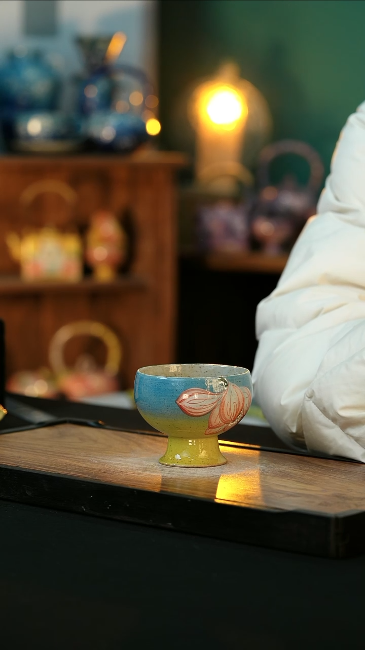 【闪购商品】杯手绘心瓷陶瓷浮力