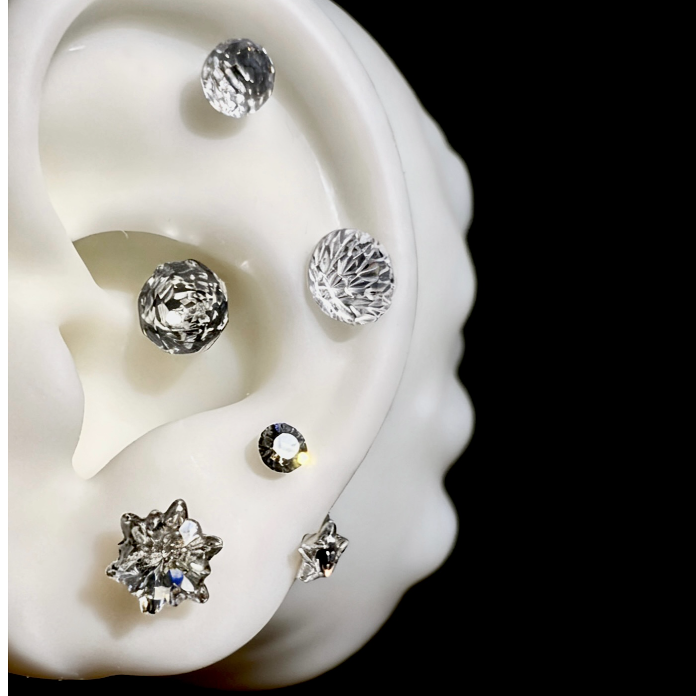 钛钢耳饰 卡洛伊耳钉饰品临时链接D001-D070